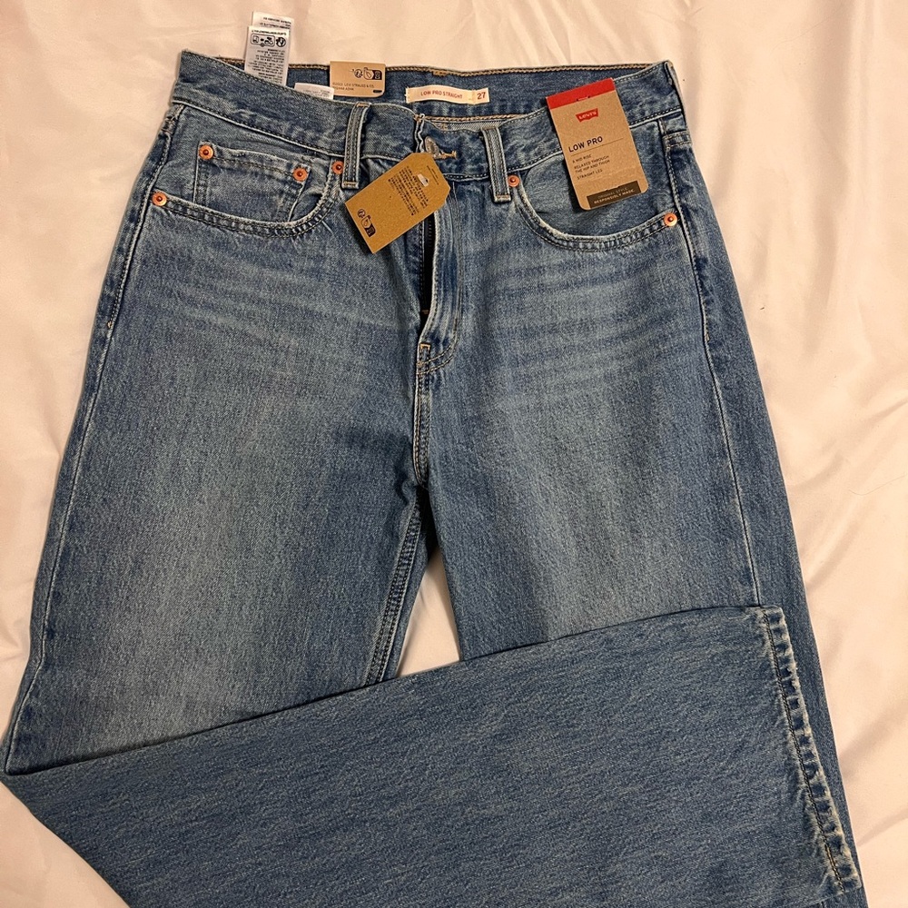 Levi's Light Blue Low Pro Jeans